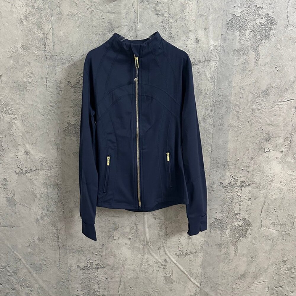 Lululemon Athletica Deep Ocean Blue Yoga Jacket